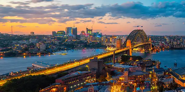 Harbour Bridge by night