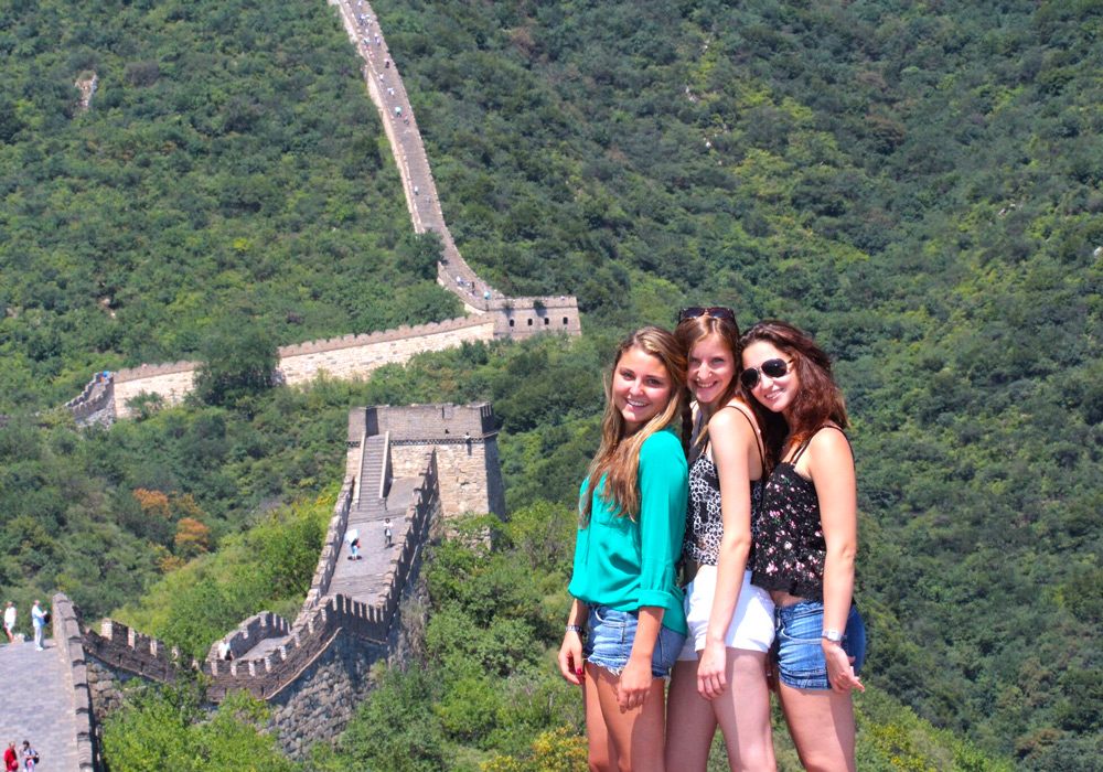 China Rundreise - Chinesische Mauer Die Chinesische Mauer.
