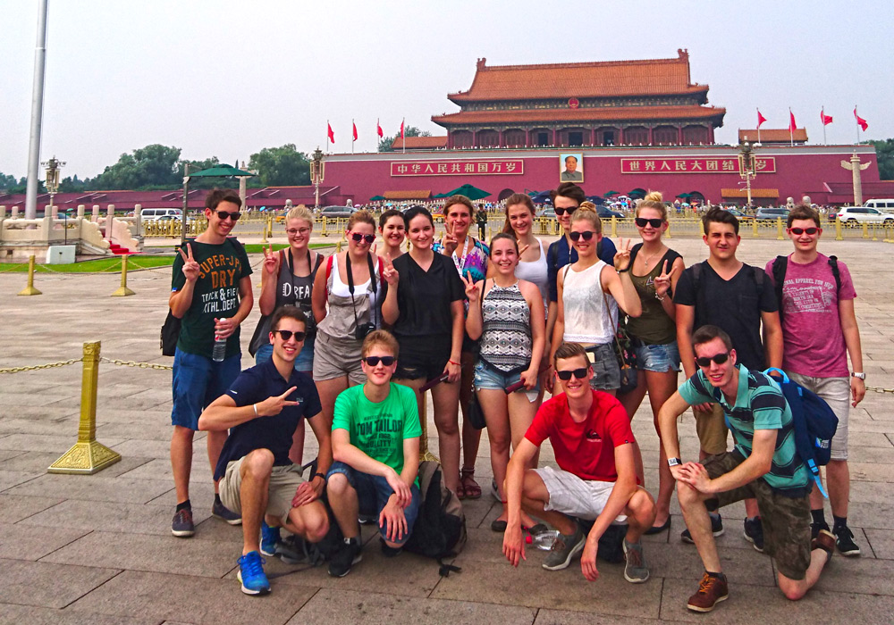 Rundreise China - Verbotene Stadt Am Platz des Himmlischen Friedens.
