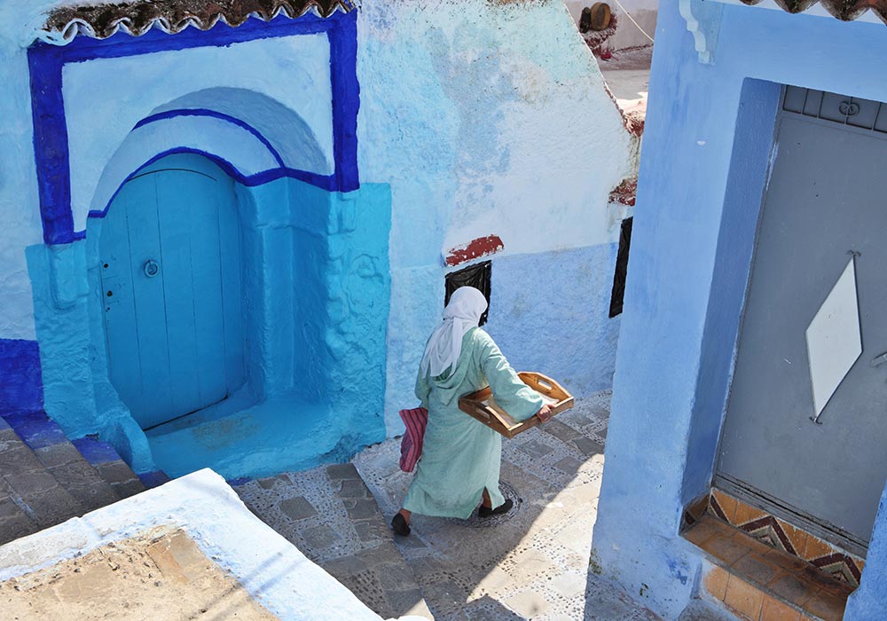 Kasbah Entdecke Gassen innerhalb der Kasbah, einer innerstädtischen Festung.