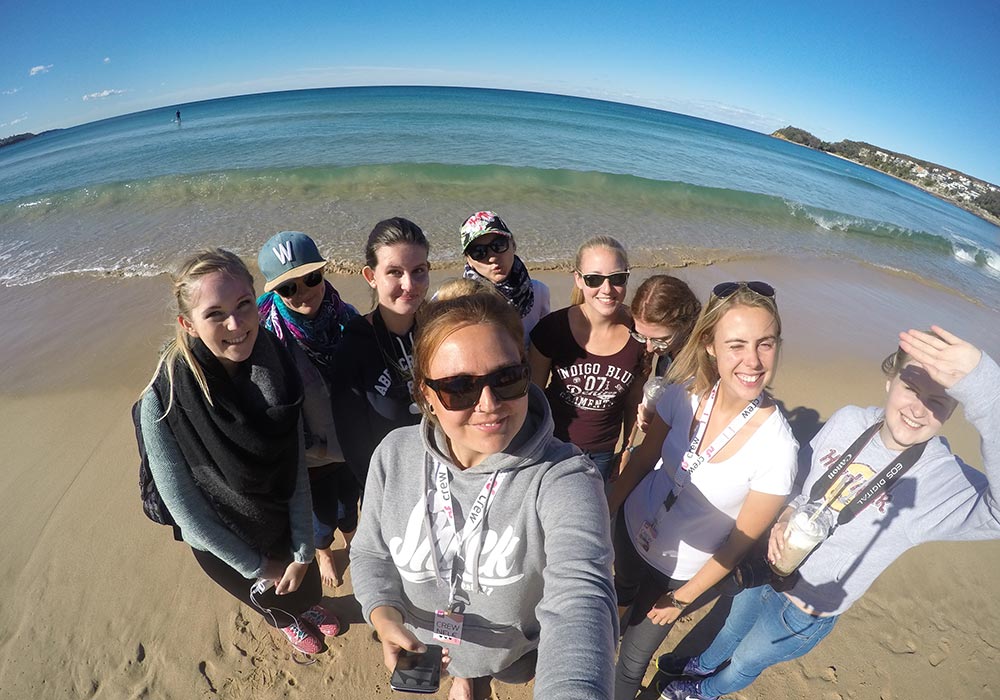 Western Passage - Sydney Selfie am Bondi Beach Sydney