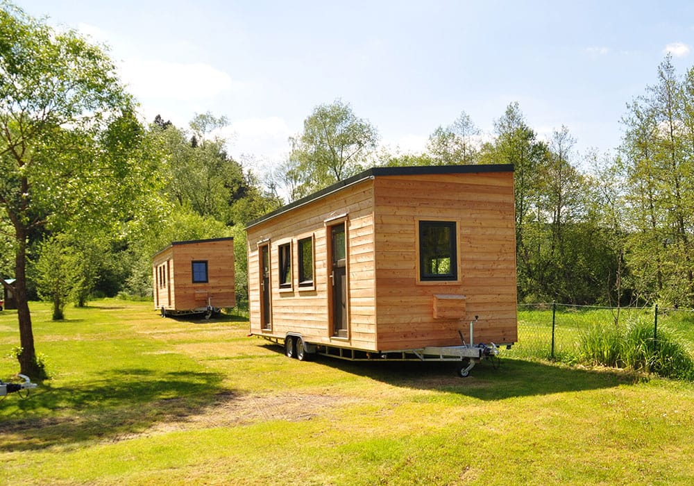 Unsere Tiny Houses Dein eigenes kleines Zuhause: unsere Tiny Houses im Camp.