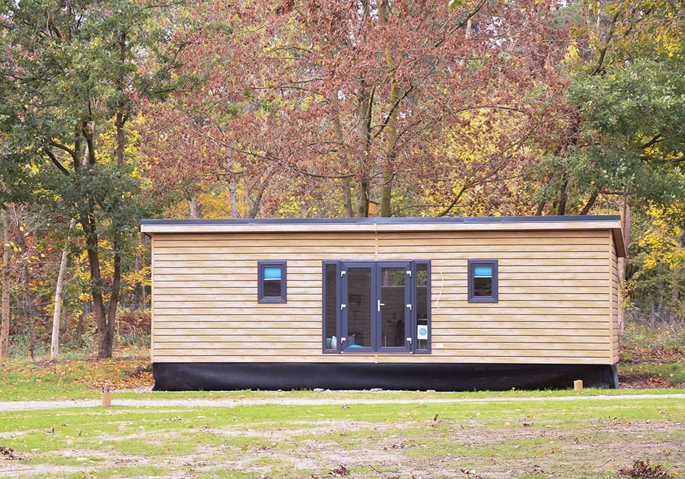 Mobile Homes Du kannst auch in einer unserer Lodges übernachten.