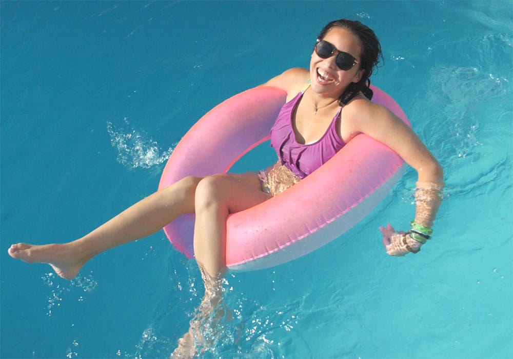 Freibadaction Cool down im Freibad: verbringe die heißen Tage im Wasser.