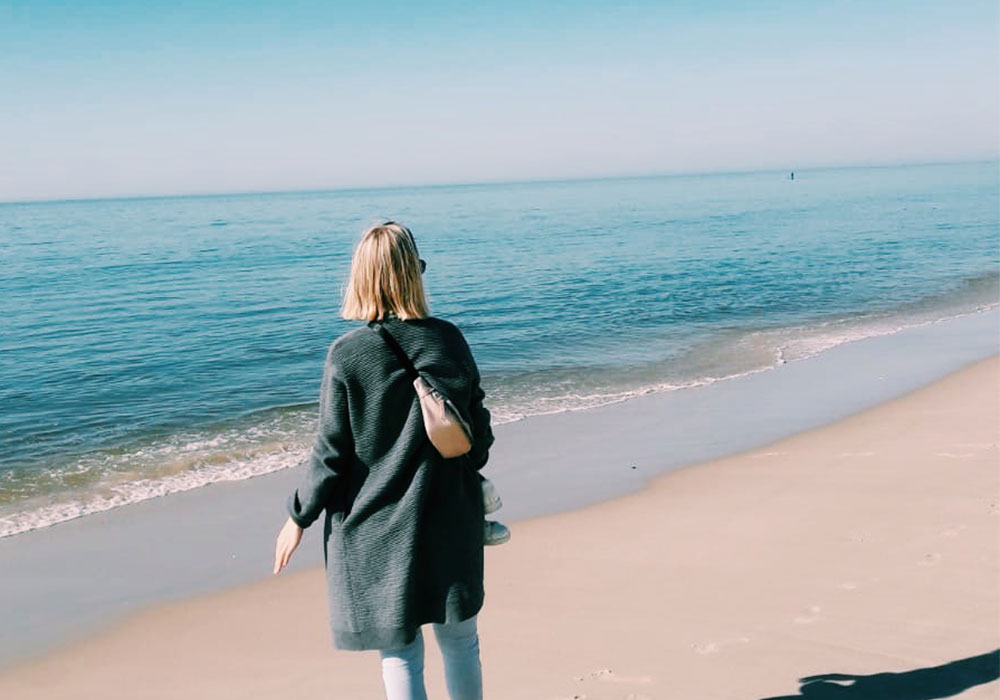 Sylt Strand Nur die Dünen trennen das Camp vom langen Sandstrand.
