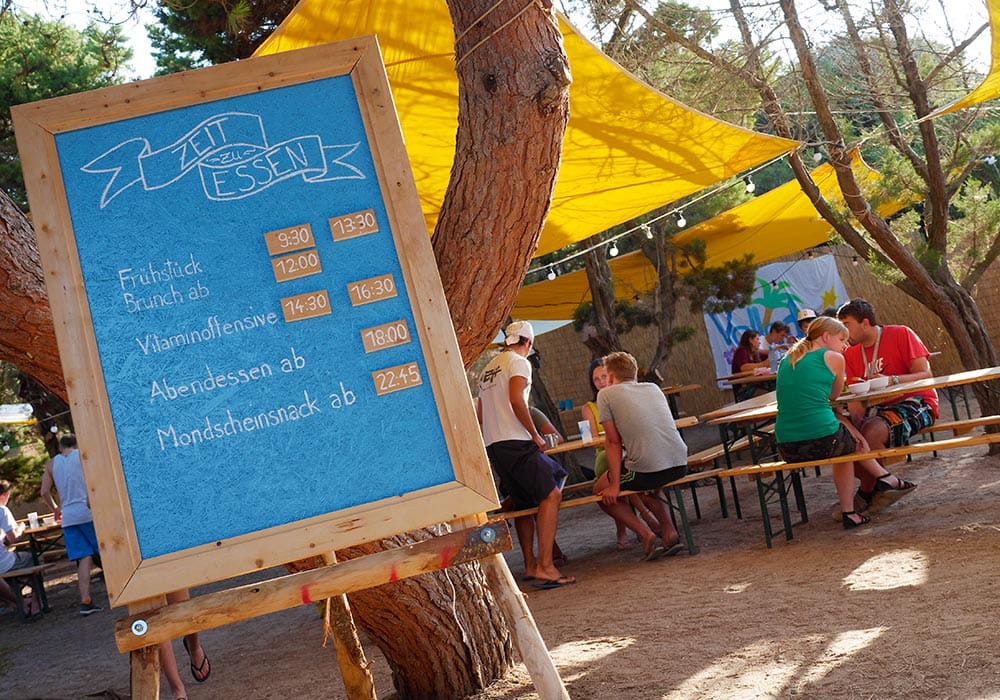 Sardinien - Essen im beach- und fitnessclub Genieße die köstliche ruf All-inclusive-Verpflegung und im Fitnessclub auf Sardinien zusätzlich ganztägig Obst.