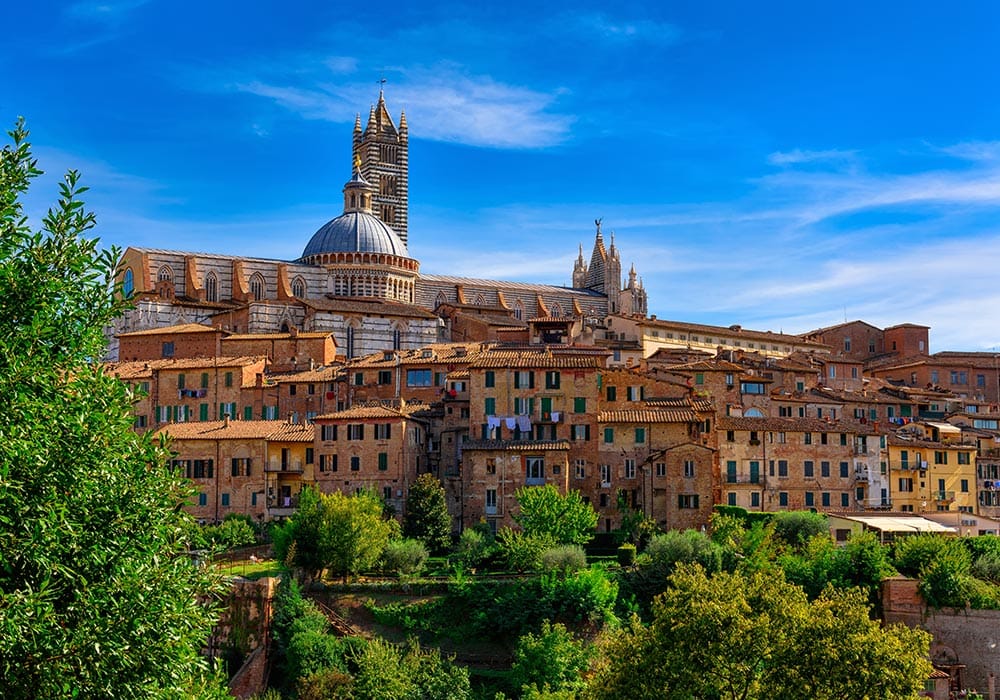 Das malerische Siena ist einen Ausflug wert. Das malerische Siena ist einen Ausflug wert.