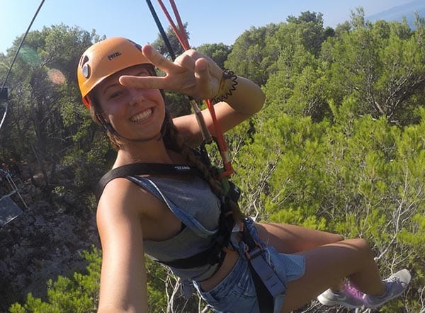 Zip-Lining Zip-Lining in Kroatien