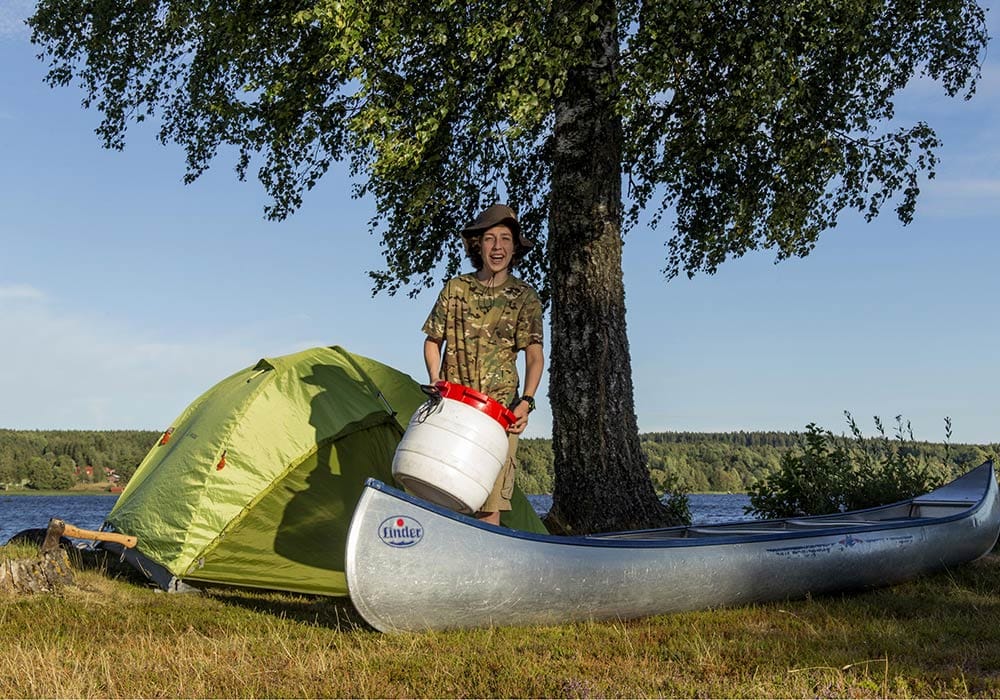 Skagersbrunn - Übernachten im Naturschutzgebiet Übernachten auf Campsites im Naturschutzgebiet