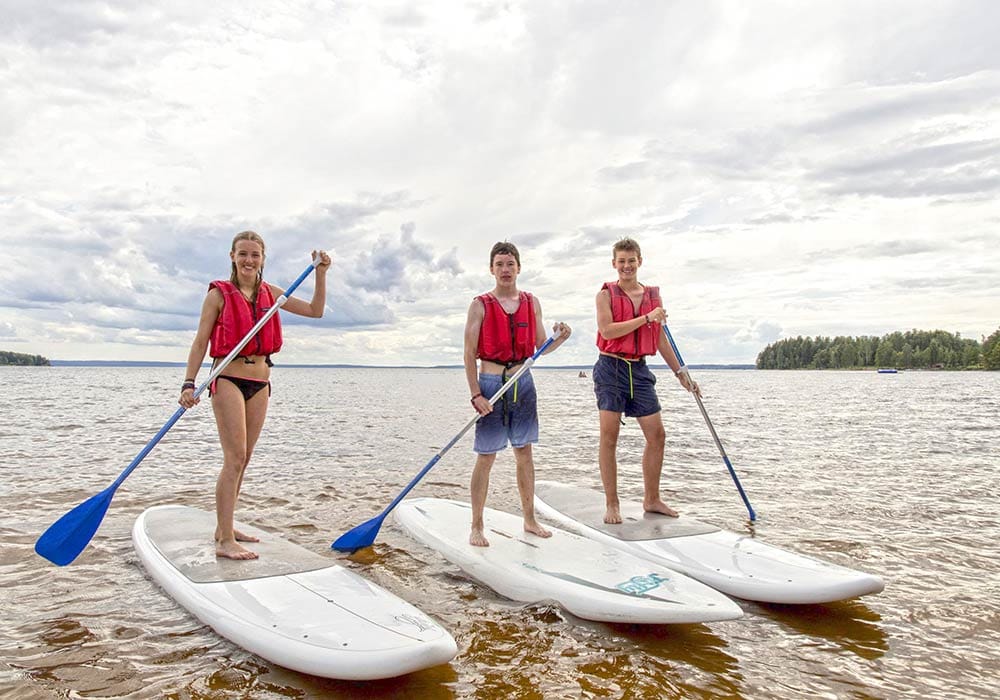 Skagersbrunn - Stand up Paddling Leih dir kostenlos Stand up Paddle Boards und erkunde den See!