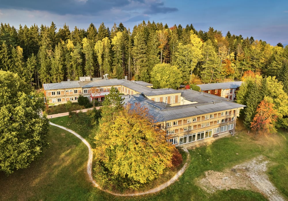 Hotel Hier wohnst du mitten am idyllischen Waldrand.