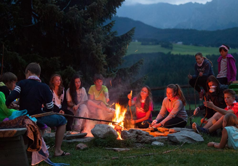 Obertauern - Lagerfeuerabend Abends Lagerfeuer und in den Sternenhimmel schauen.