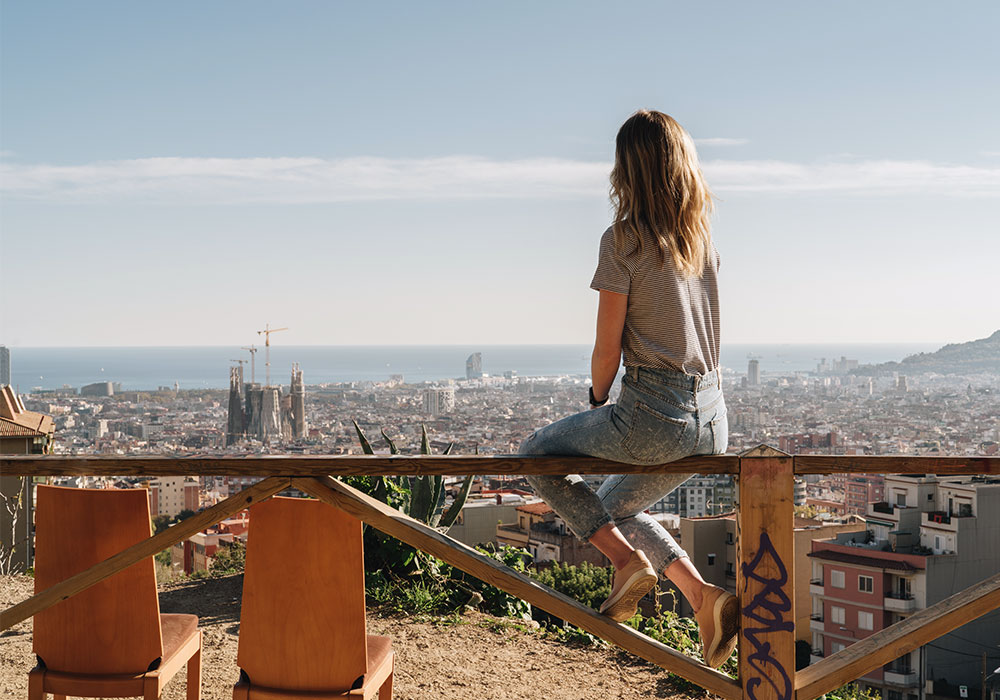 Playa de Aro - Ausflug nach Barcelona Die Fuentes - Wasserspiele in Barcelona.