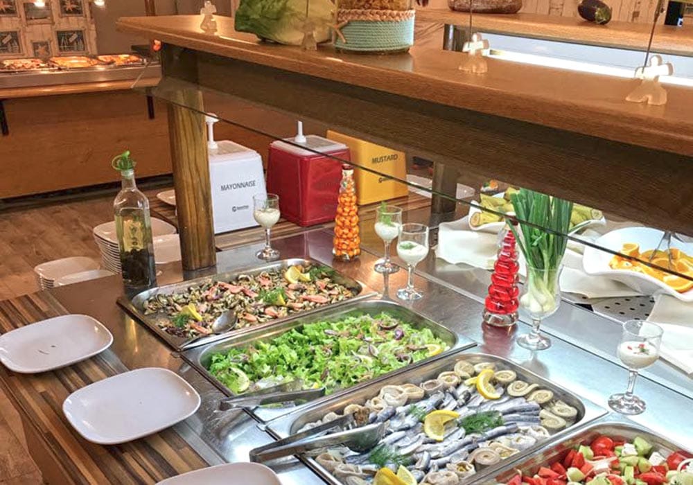 Buffet Am leckeren Themenbuffet könnt ihr schlemmen so viel ihr wollt.