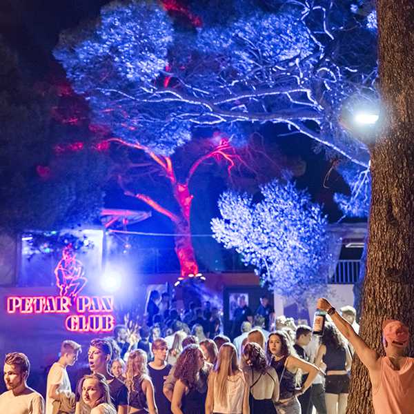 Diskothek Petar Pan Open-Air Party im Petar Pan