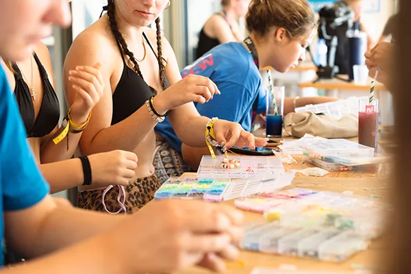 Kreativer Workshop im Hotel Caribe