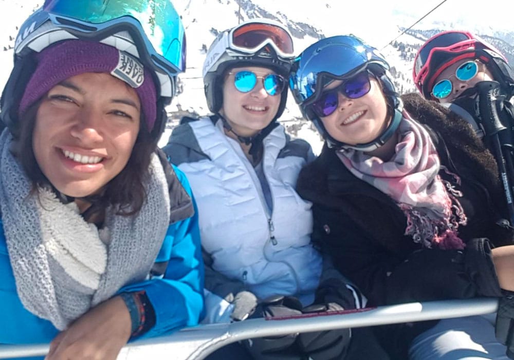 Skilift Auf zur Abfahrt!