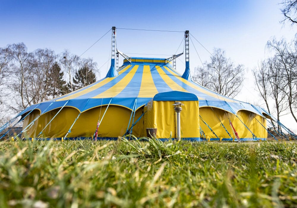 Eventzelt Das Herzstück im Friendsclub Deustchland: das große Eventzelt.