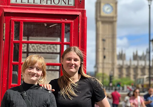 Mädchen mit Big Ben