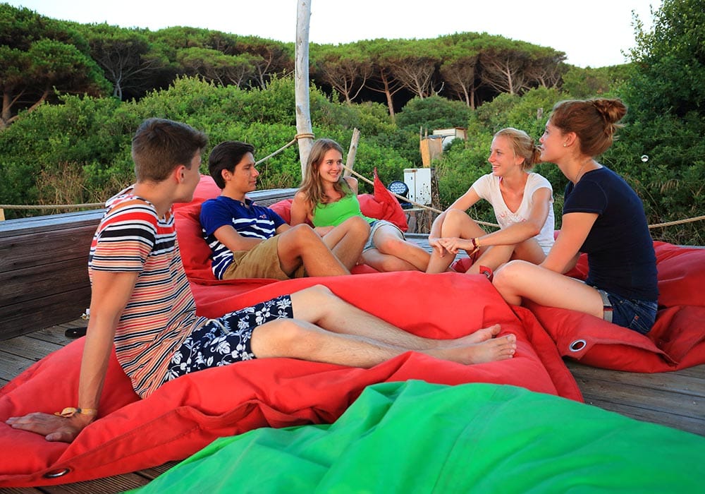 Tarquinia, Friendsclub - Chilleria In der Chilleria ist der Name Programm: Hier wird gechillt!