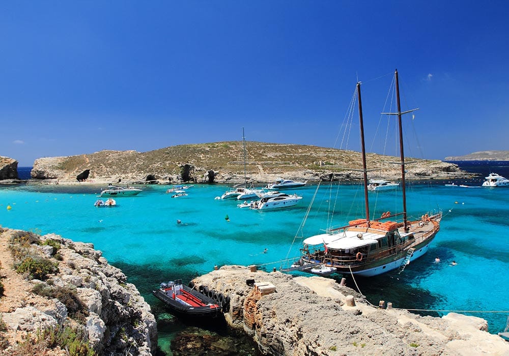 Malta, Bugibba - Ausflug zur Blauen Lagune Der Ausflug zur „blauen Lagune“ gehört auf jeden Fall zu den Highlights!