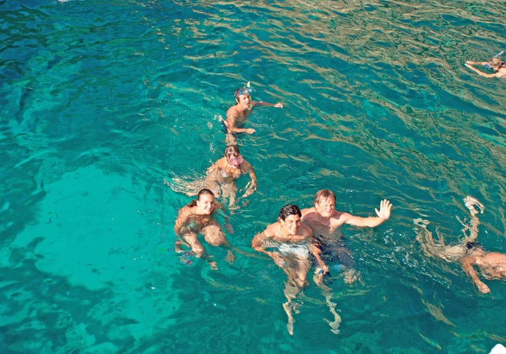 Malta, Sliema - Abkühlung im Meer Nichts kühlt besser als türkisblaues Wasser.