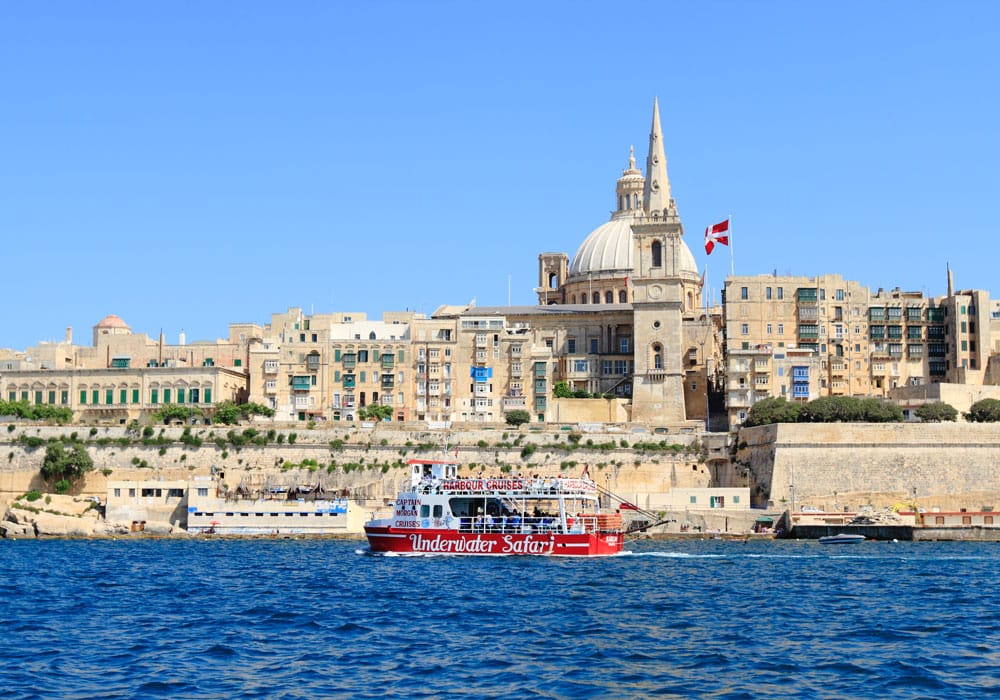Malta - Ausflug nach Valetta Valletta, die Hauptstadt Maltas.