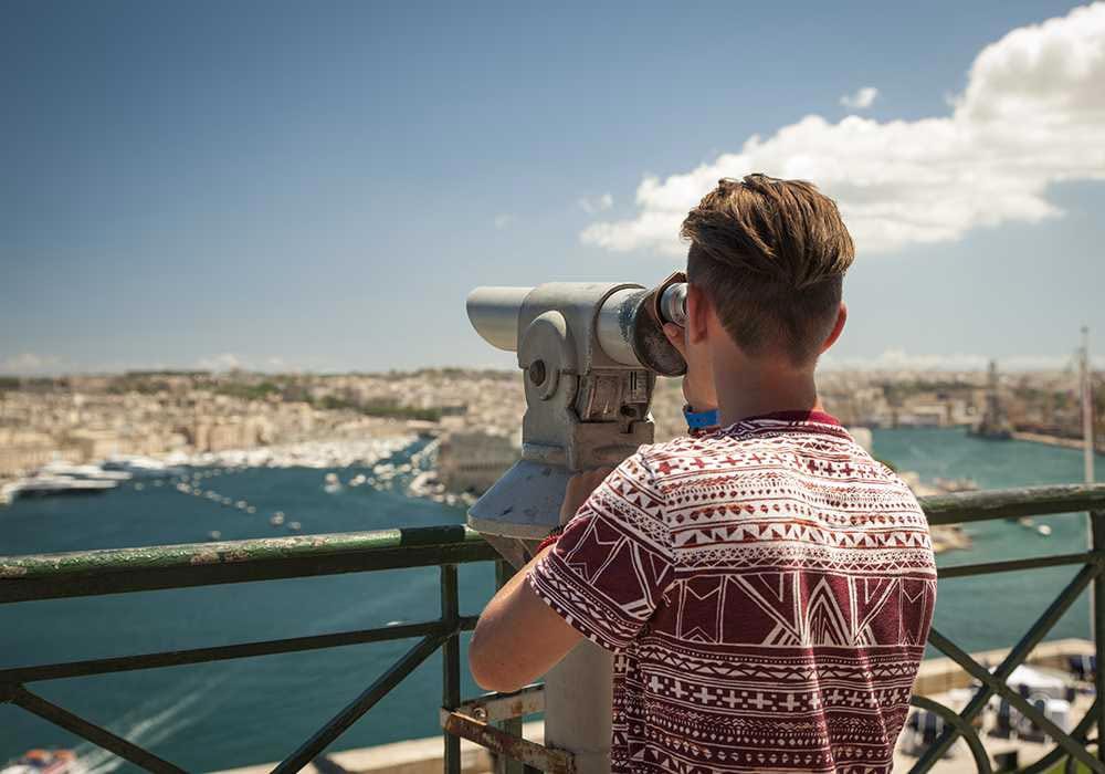 Malta, Bugibba - Ausflug nach Valetta In Valletta gibt es viele tolle Aussichtspunkte.